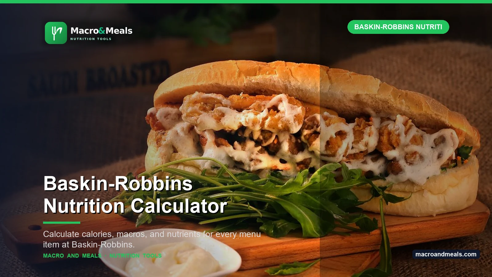 Baskin-Robbins Nutrition Calculator Visual Guide