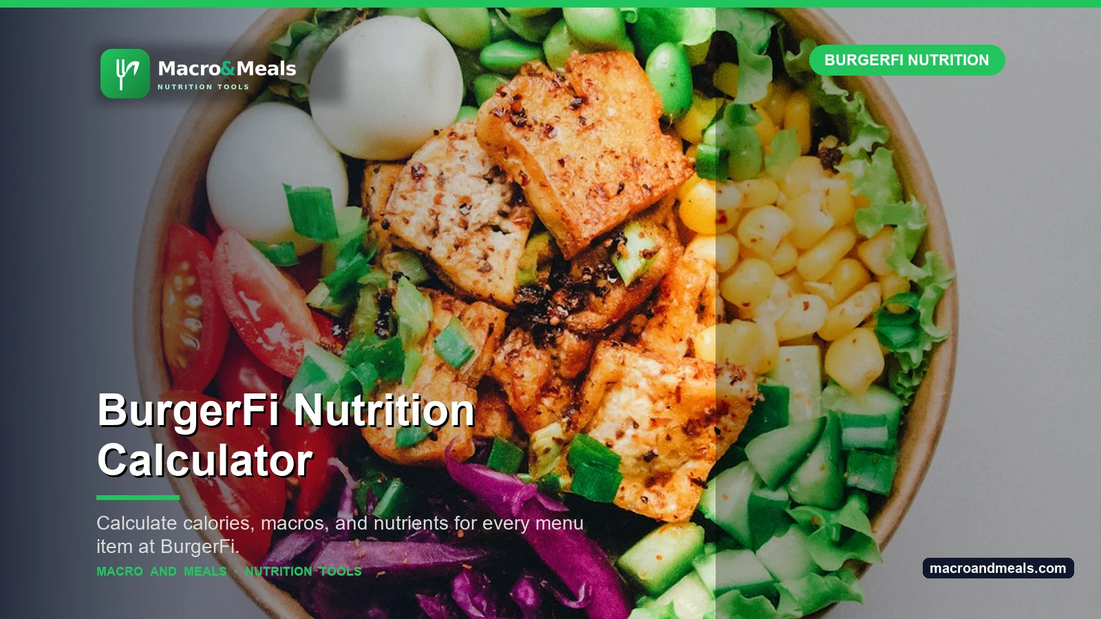 BurgerFi Nutrition Calculator Visual Guide
