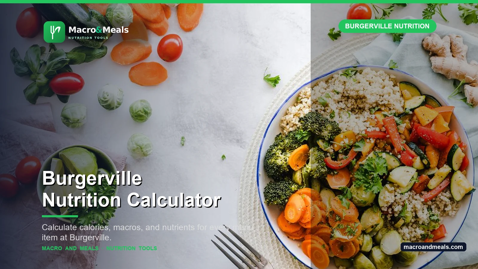 Burgerville Nutrition Calculator Visual Guide