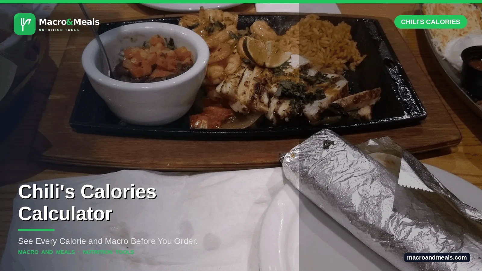 Chili's Nutrition Calculator Visual Guide
