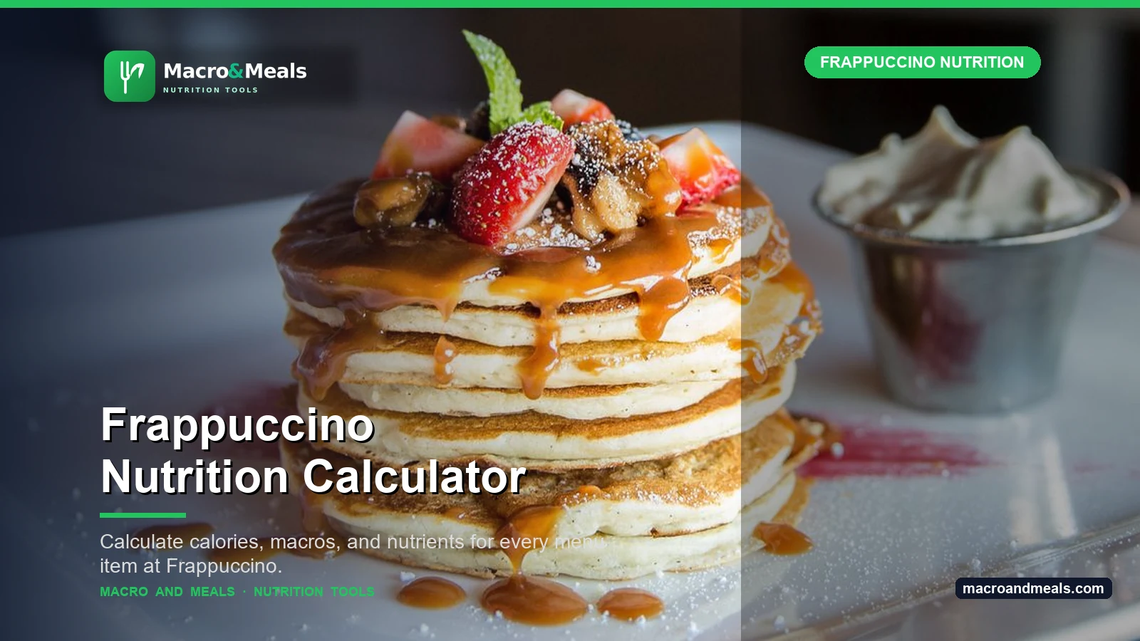 Frappuccino Nutrition Calculator Visual Guide