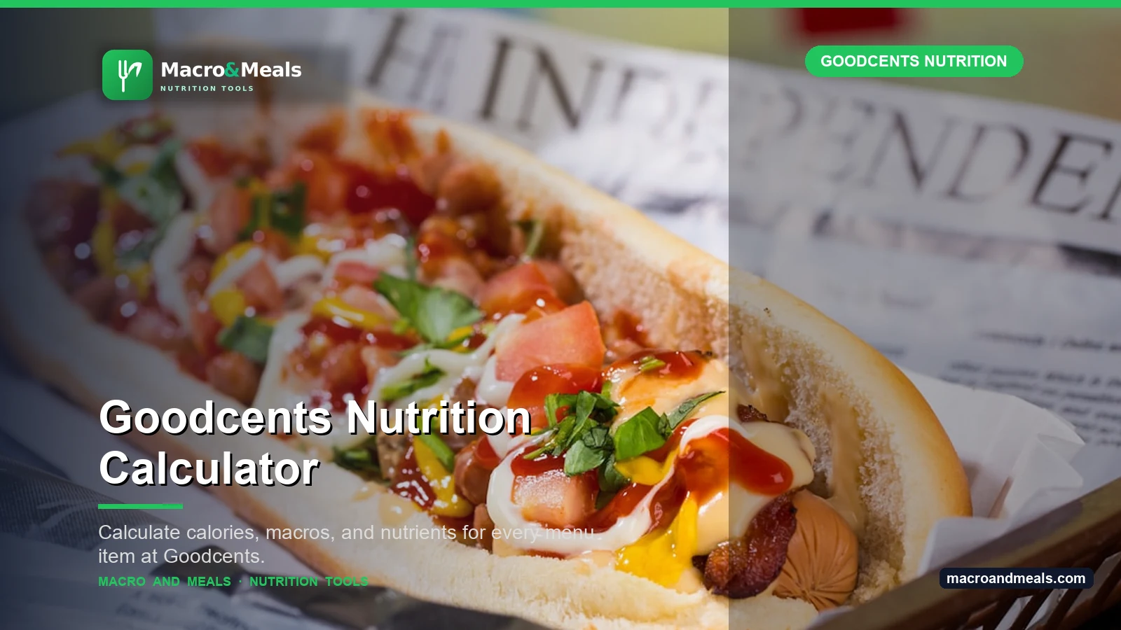 Goodcents Nutrition Calculator Visual Guide