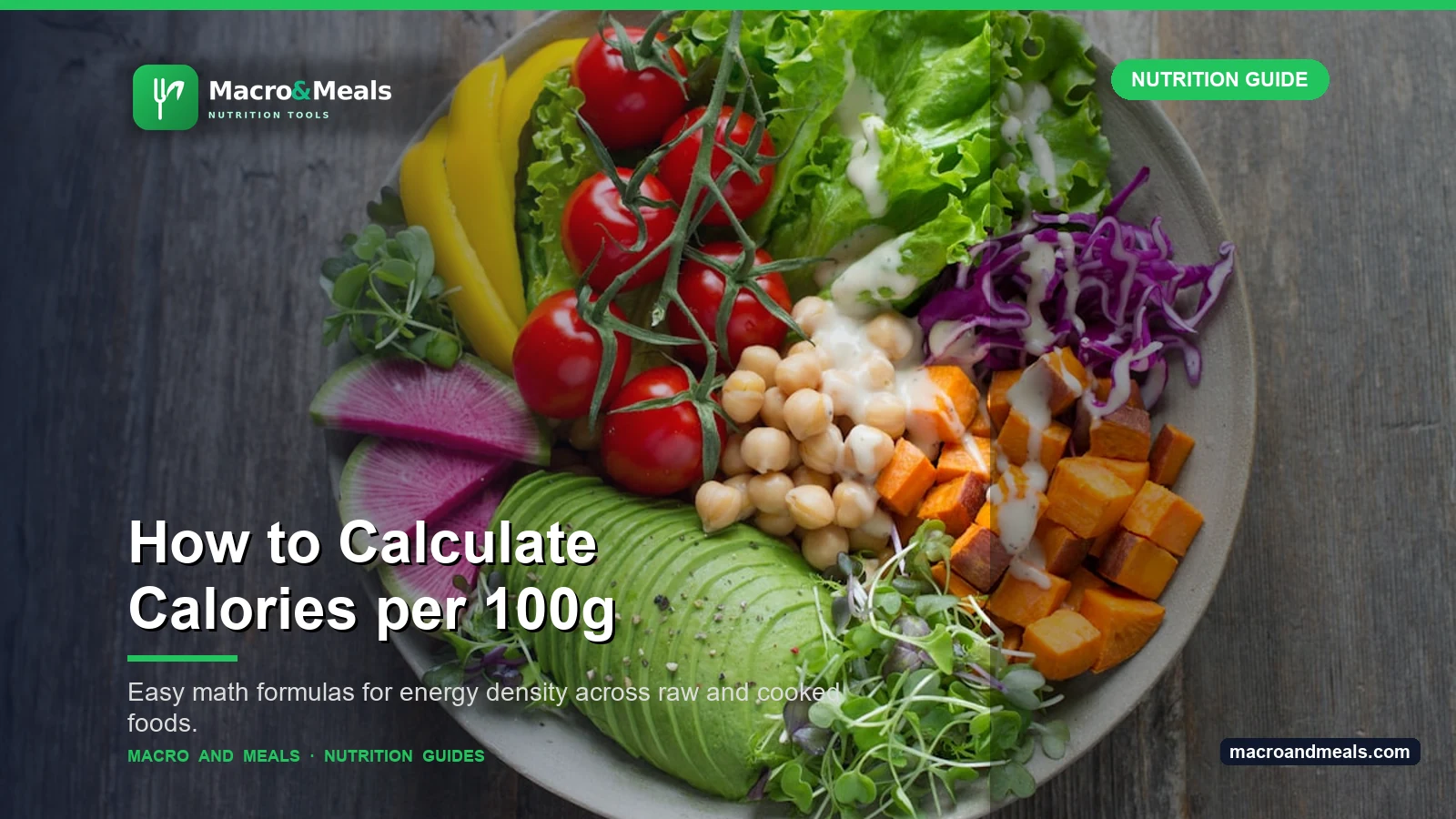 How to Calculate Calories per 100 Grams in Homemade Food