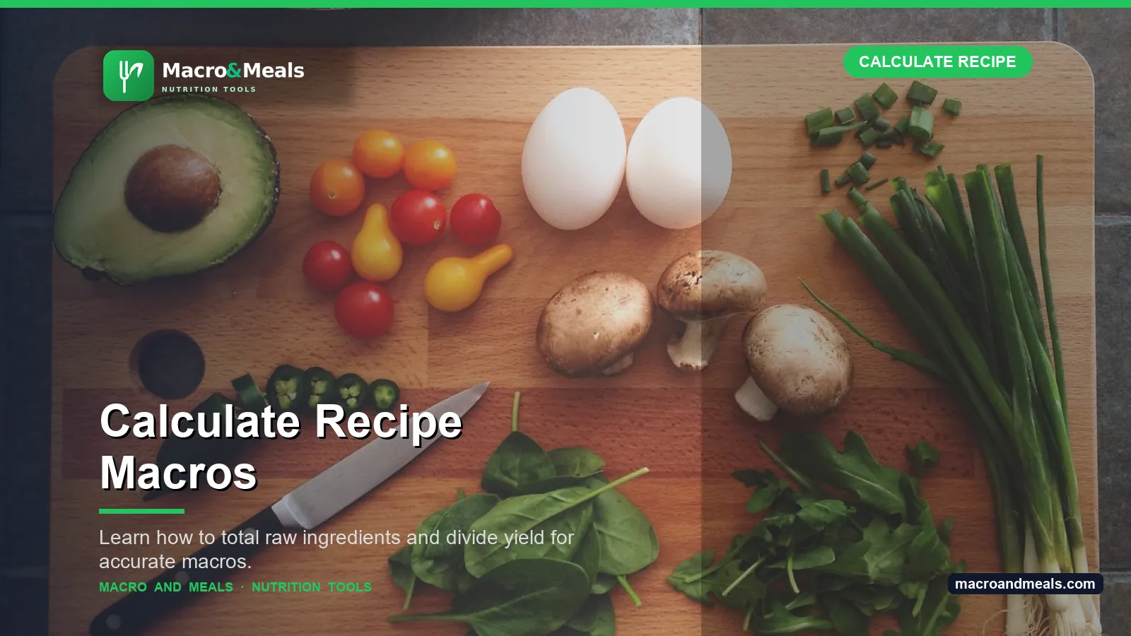 How to Calculate Macros in a Recipe
