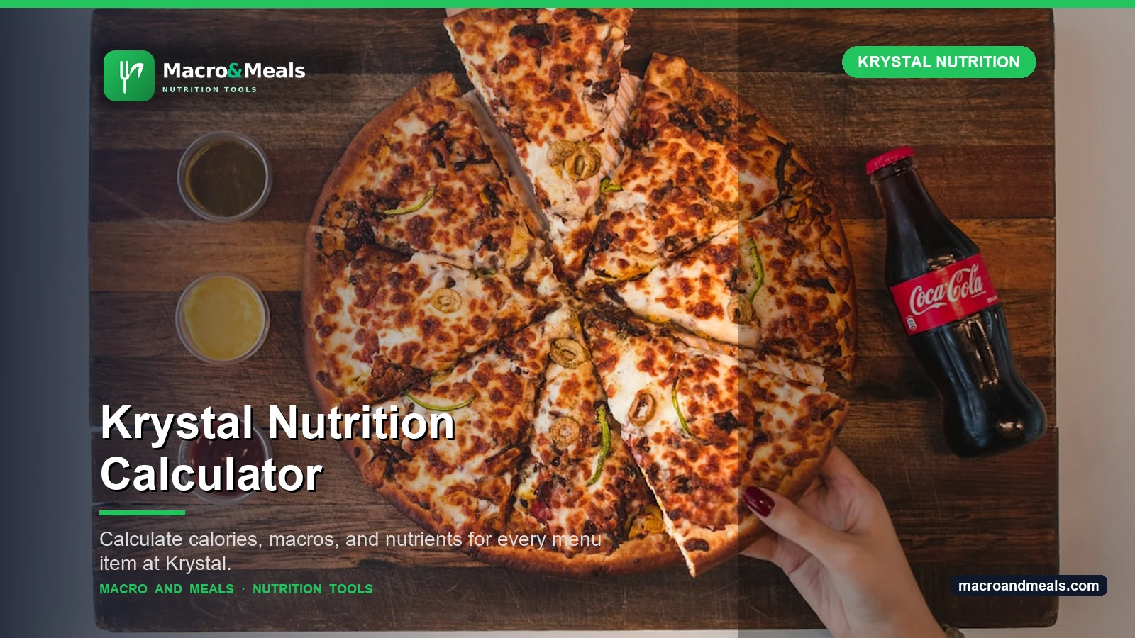 Krystal Nutrition Calculator Visual Guide