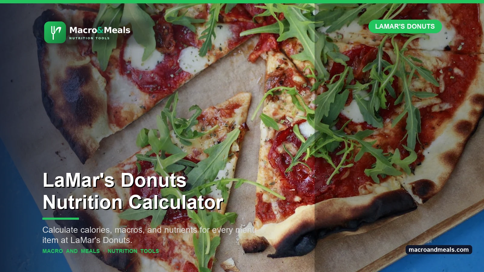 LaMar's Donuts Nutrition Calculator Visual Guide
