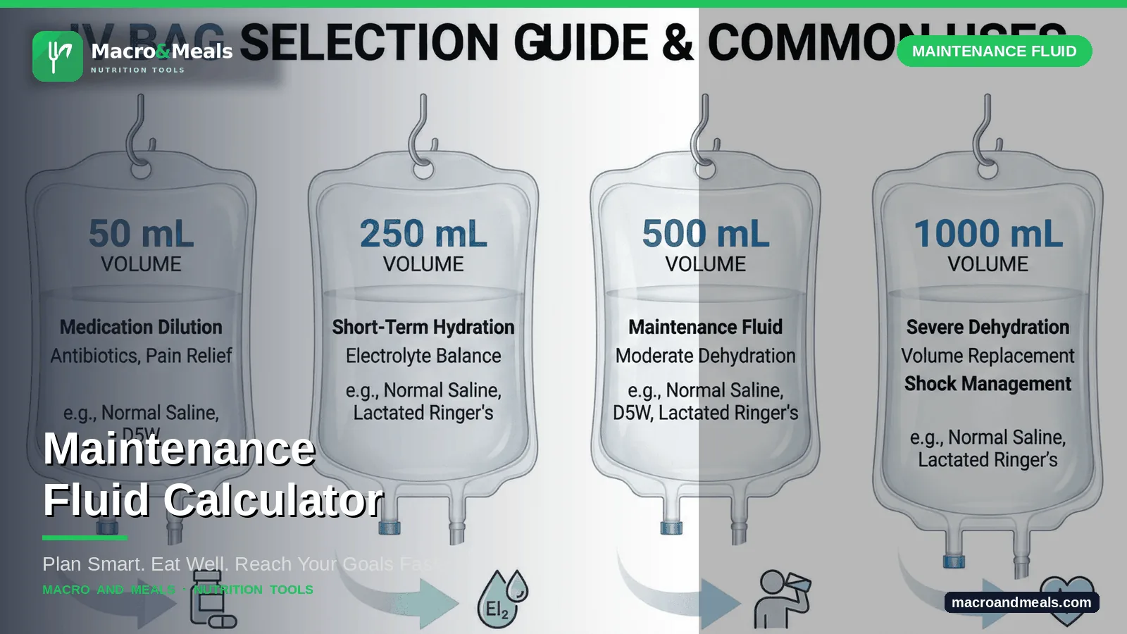 Maintenance Fluid Calculator Visual Guide