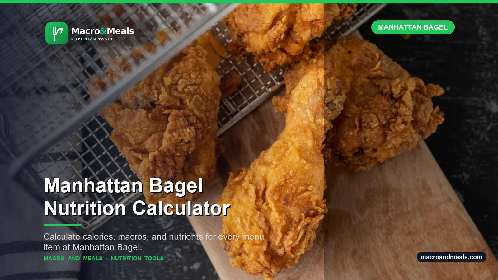 Manhattan Bagel Nutrition Calculator Visual Guide