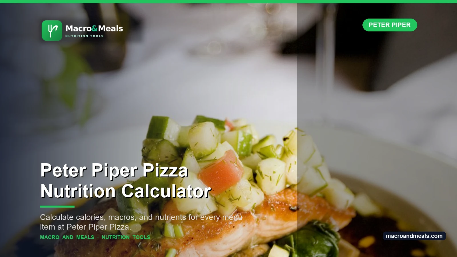Peter Piper Pizza Nutrition Calculator Visual Guide