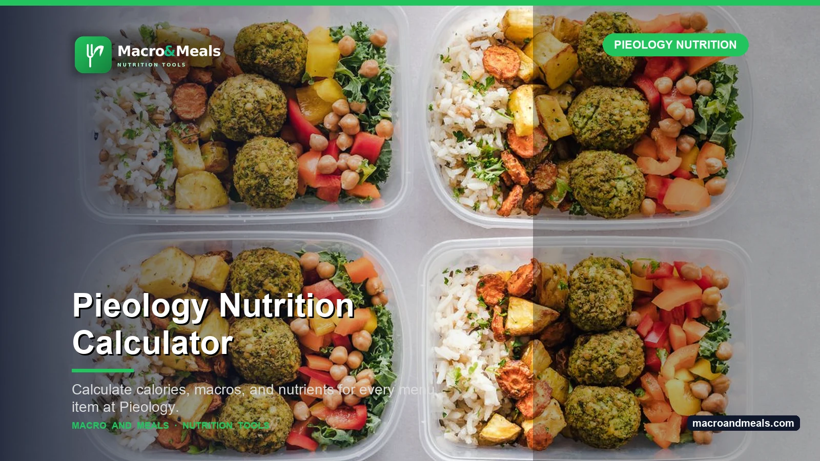 Pieology Nutrition Calculator Visual Guide