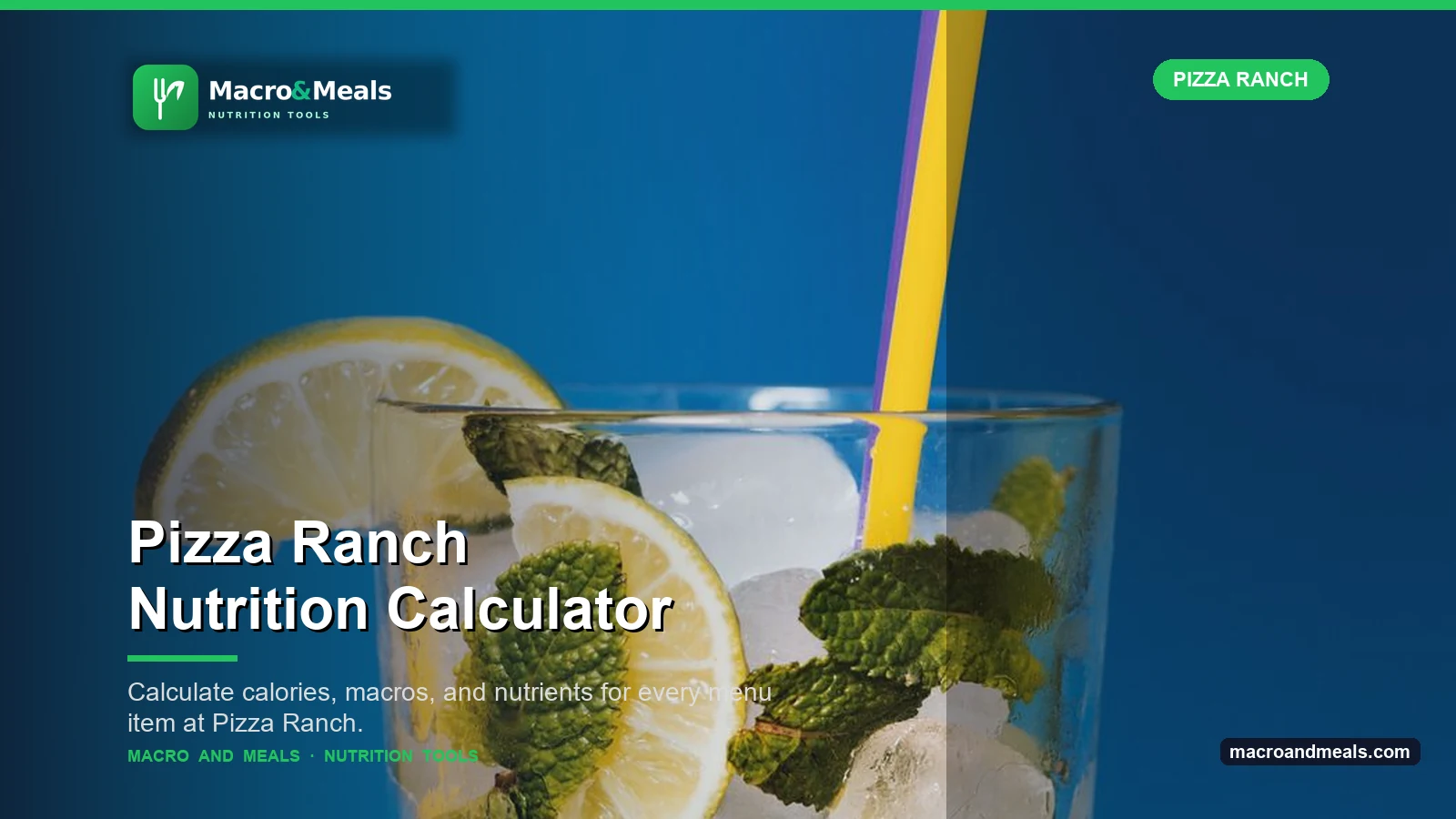 Pizza Ranch Nutrition Calculator Visual Guide