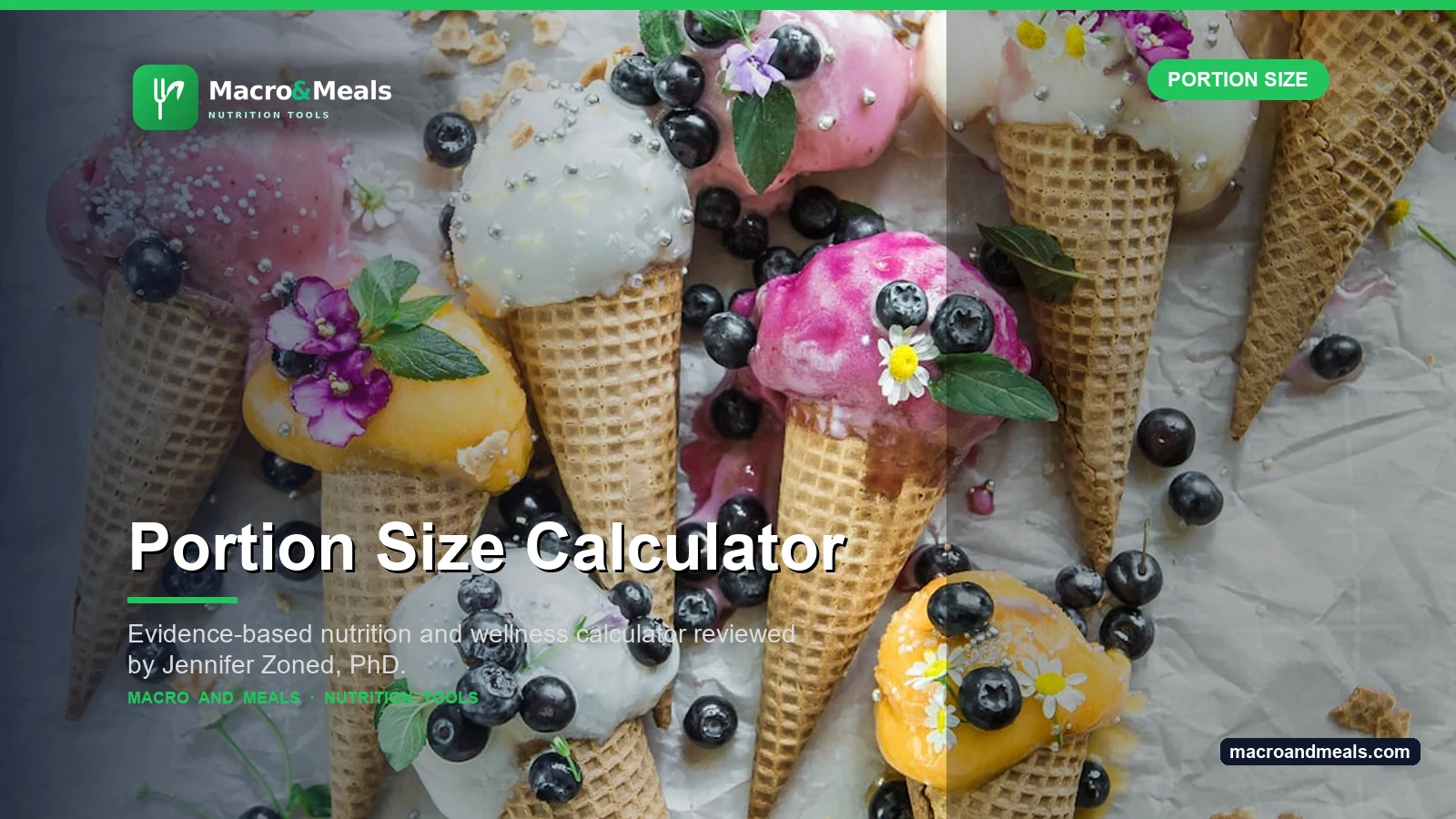 Portion Size Calculator: Meal Portions by Hand Visual Guide