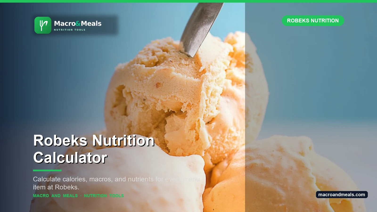 Robeks Nutrition Calculator Visual Guide