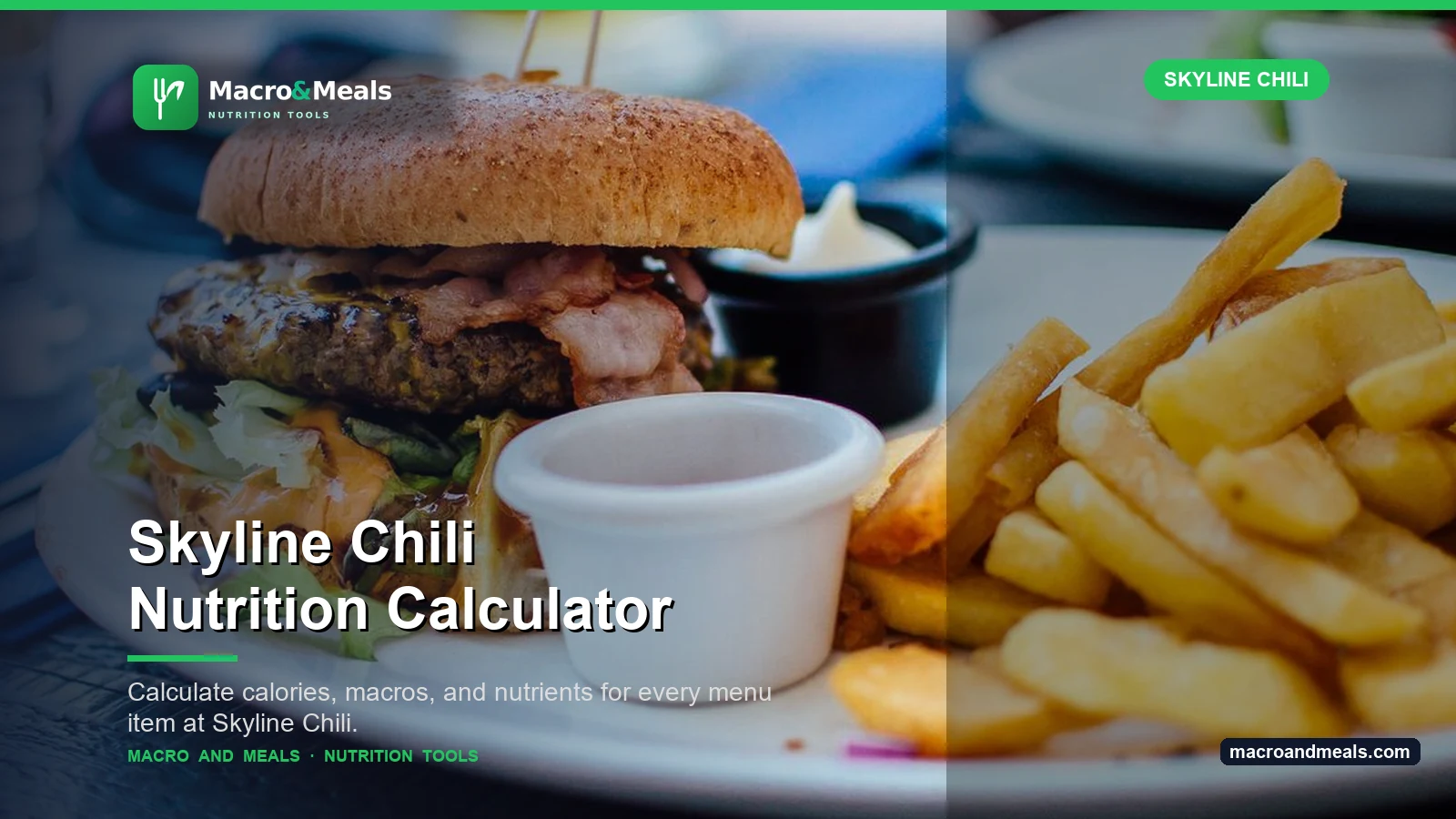 Skyline Chili Nutrition Calculator Visual Guide