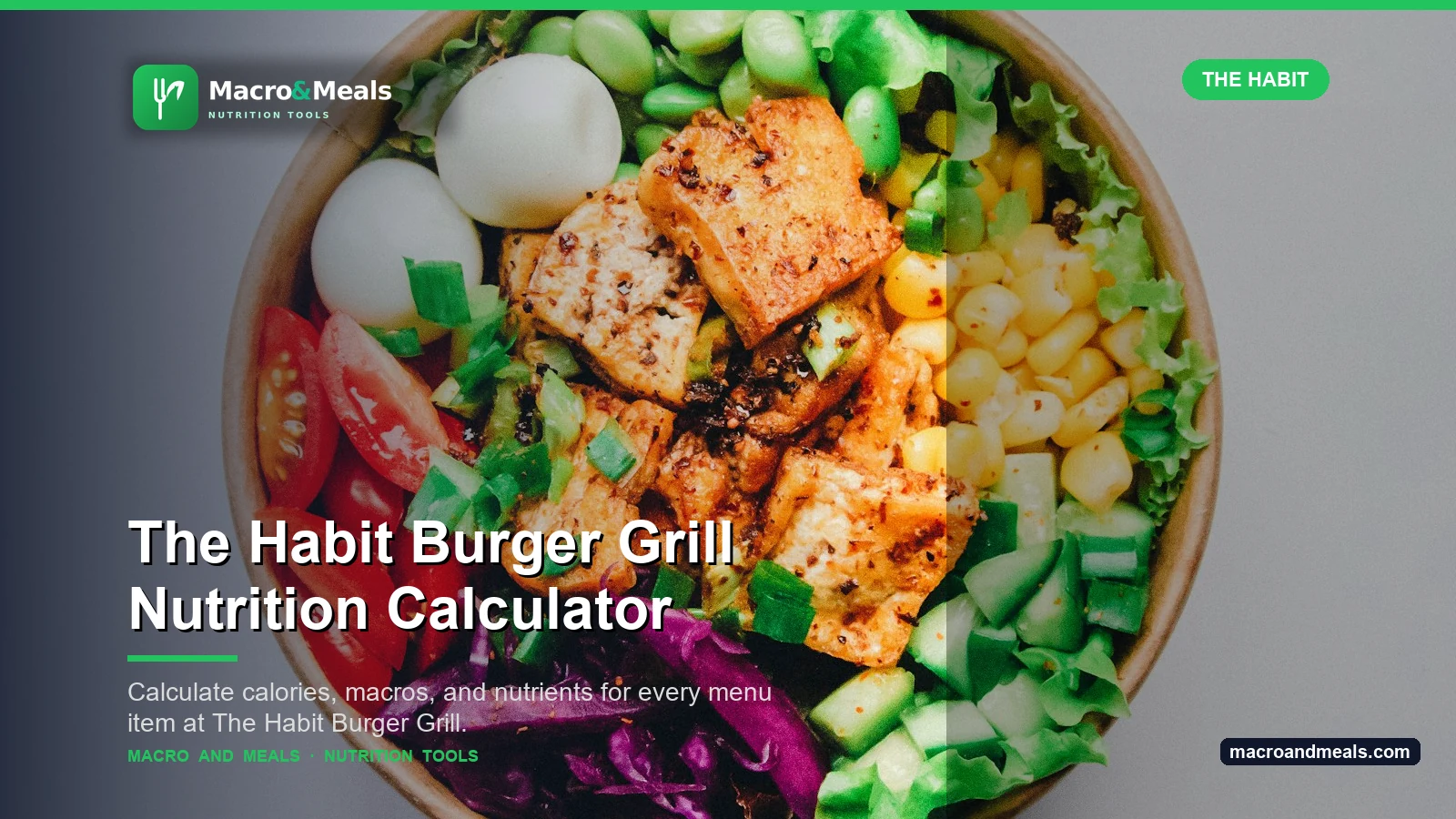 The Habit Burger Grill Nutrition Calculator Visual Guide