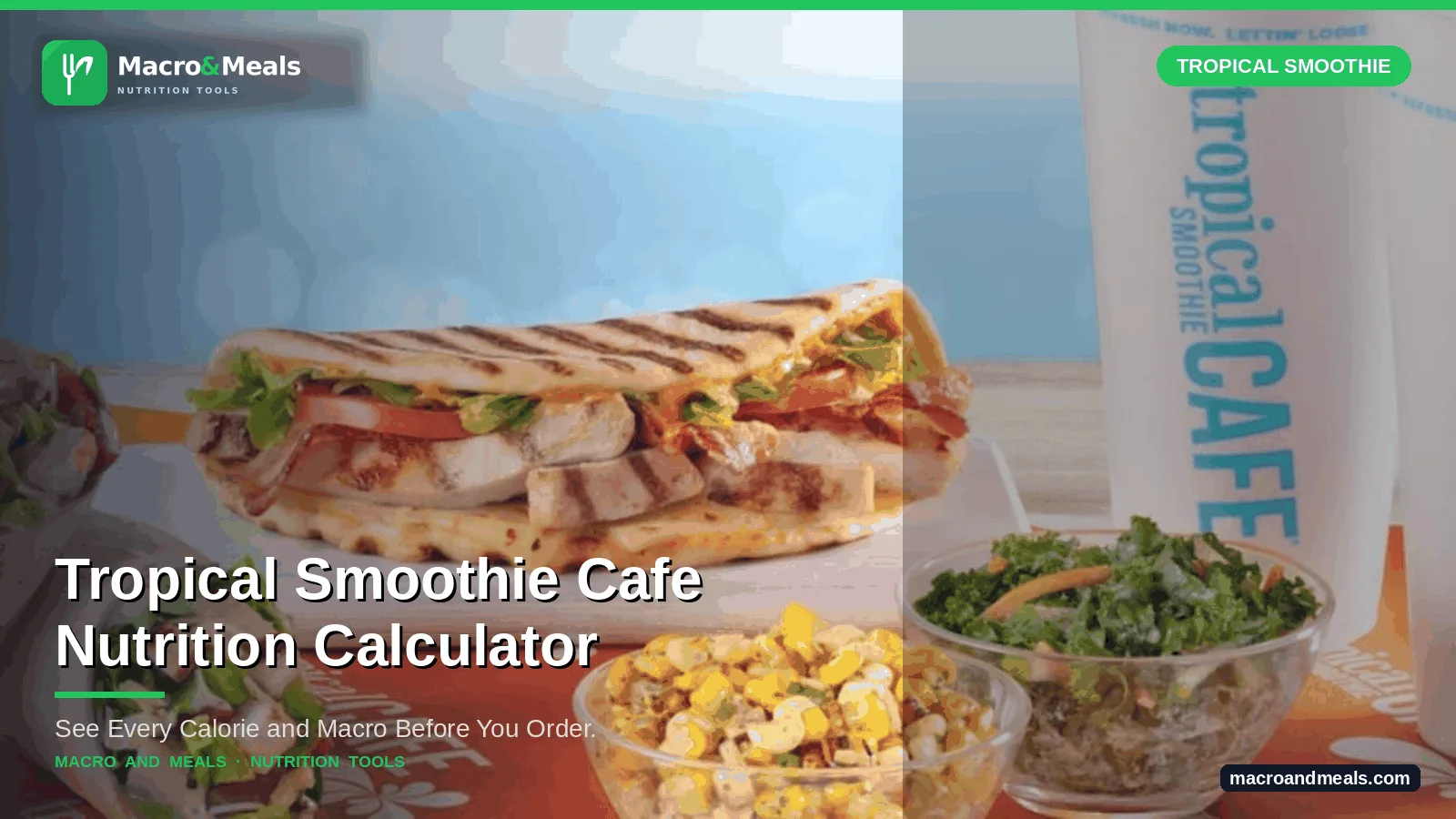 Tropical Smoothie Cafe Calculator Visual Guide