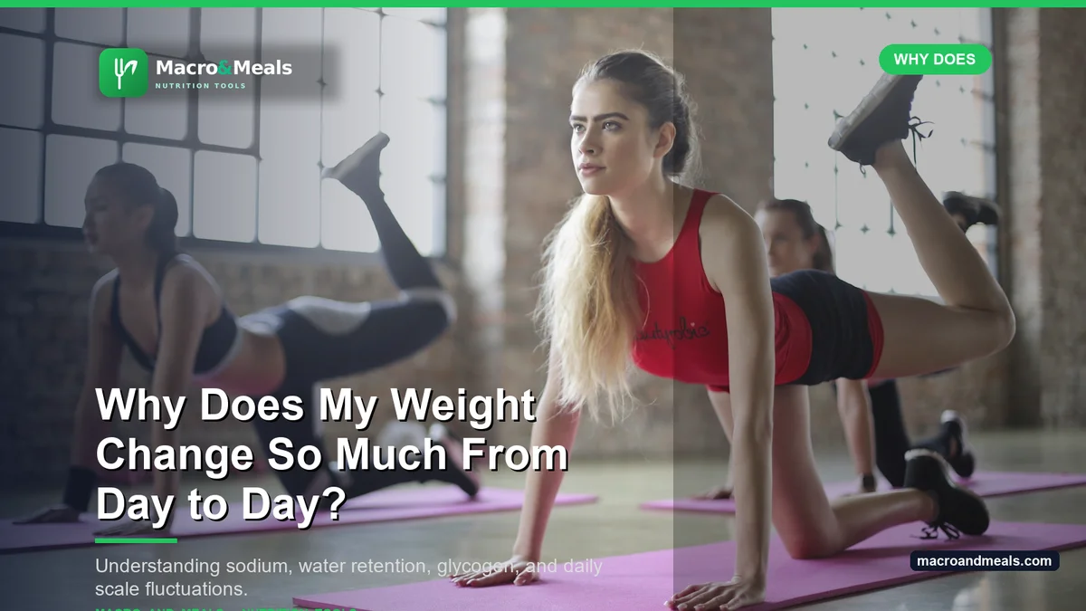 Why Does My Weight Change So Much From Day to Day? | Macro & Meals