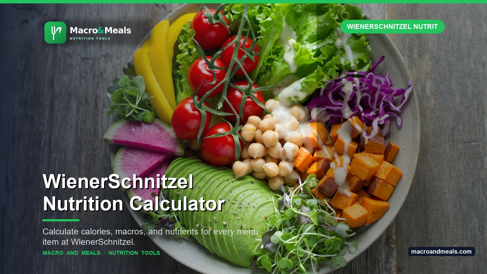 WienerSchnitzel Nutrition Calculator Visual Guide