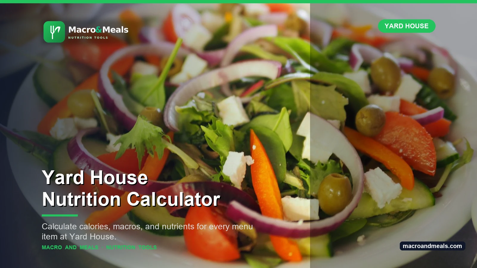 Yard House Nutrition Calculator Visual Guide